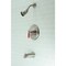 Kingston Brass KB6638CKL Single-Handle Tub and Shower Faucet, Brushed Nickel KB6638CKL - alternate 2